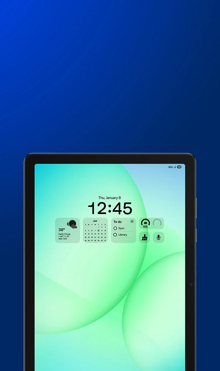 Samsung Galaxy Tab A11+ 5G at $180 off with select trade-in and plan requirements.